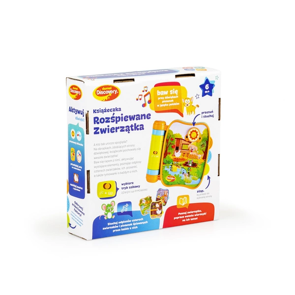 Dumel książeczka rozśpiewane zwierzątka Mówi w Języku Polskim