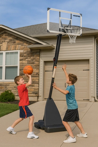 NEOPRO Konstrukcja kosz zestaw do koszykówki regulowany 220-305CM