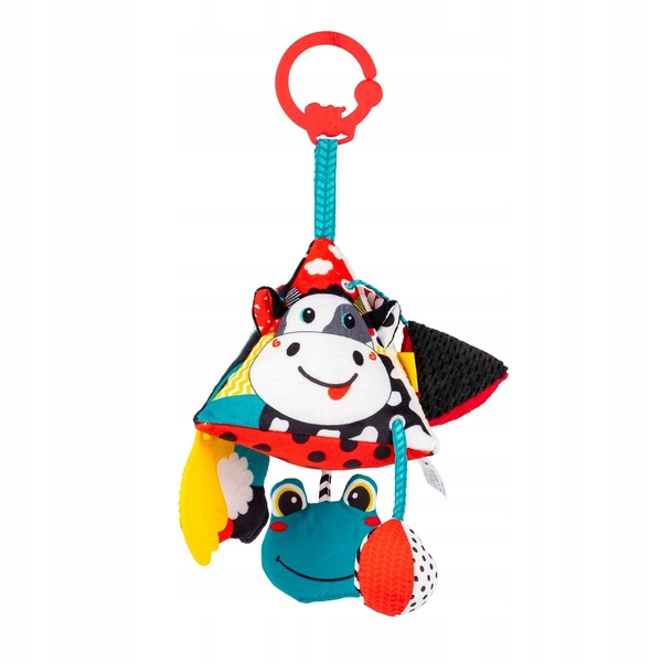 BALIBAZOO zawieszka kontrastowa piramidka krowa do wózka