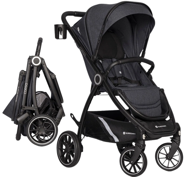 EURO CART Corso wózek spacerowy do 22kg + folia