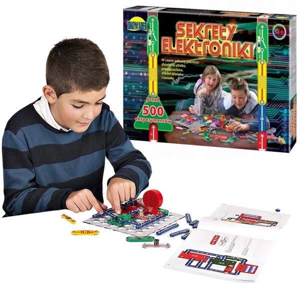 SEKRETY ELEKTRONIKI 500 EKSPERYMENTÓW MEGA ZESTAW