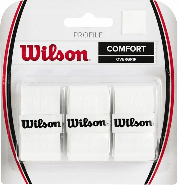 WILSON Profile Overgrip 3-pak owijki wierzchnie białe