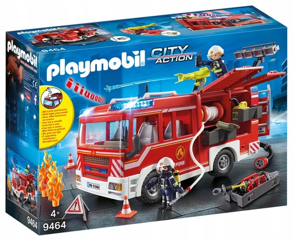 Playmobil city wóz straży pożarnej strażacki 9464