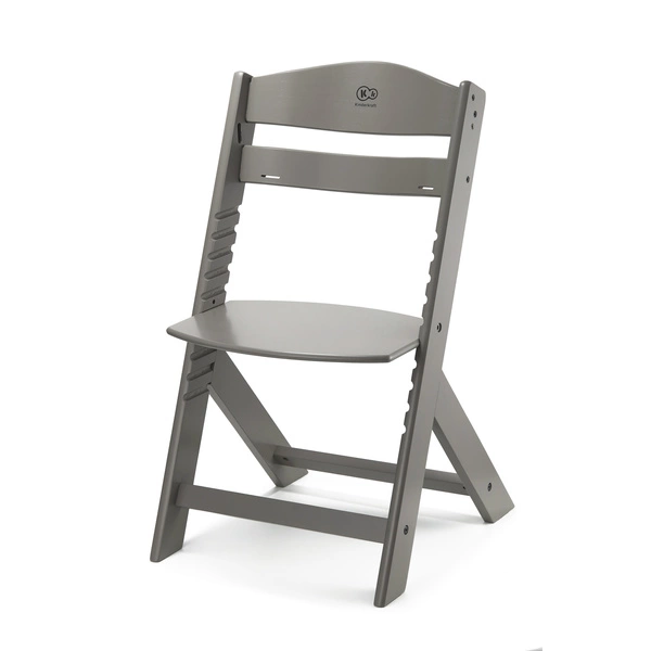 Kinderkraft ENOCK Krzesełko do karmienia drewniane brązowe