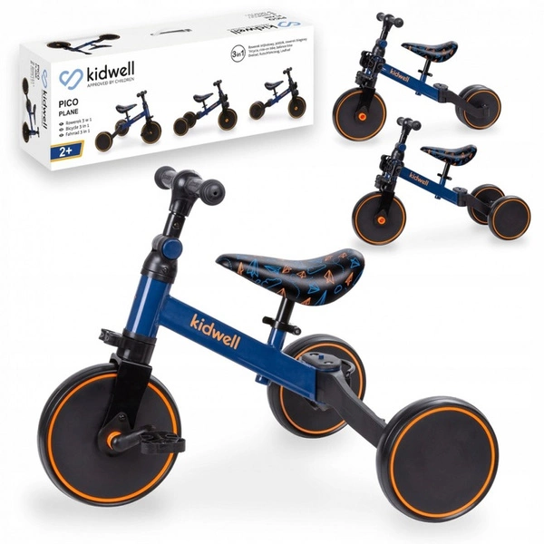 ROWEREK BIEGOWY 3w1 trójkołowy pedały Kidwell PICO