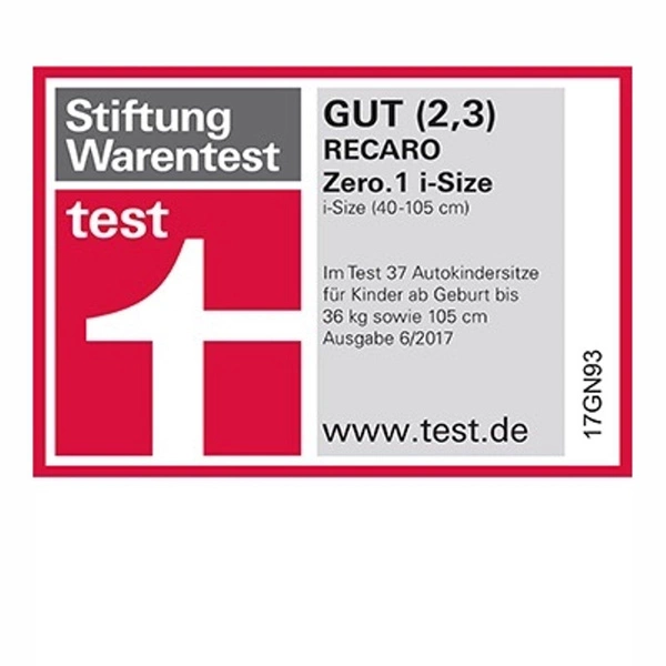 RECARO Zero.1 i-Size Racing Red fotelik samochodowy obrotowy <105cm