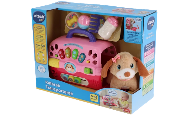 VTECH KUFEREK TRANSPORTEREK INTERAKTYWNY PIESEK PL