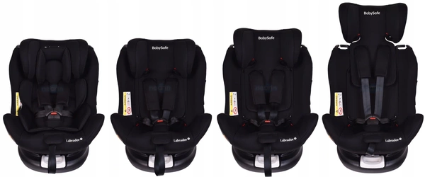 BabySafe Labrador Fotelik Samochodowy 0-36 Isofix