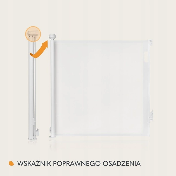 Barierka zabezpieczająca Lionelo Thea bramka ochronna na drzwi schody 140cm