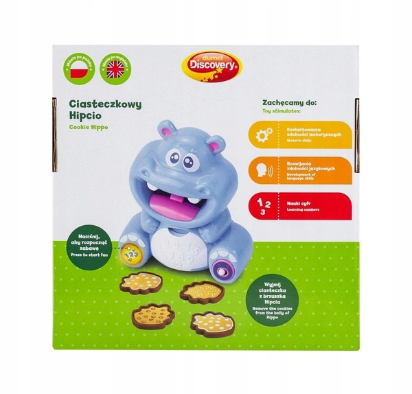 DUMEL Ciasteczkowy Hipcio Interaktywny Liczy 42297