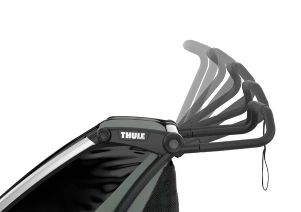 Przyczepka rowerowa dla dziecka - THULE Chariot Lite 1 - Agave-Black