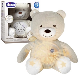 CHICCO MIŚ Pluszowy 3w1 projektor lampka kołysanki