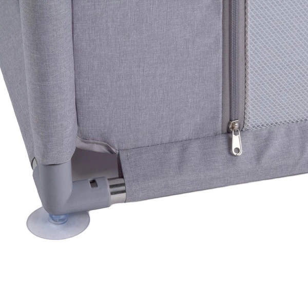 Duży kojec plac zabaw Kidwell FANKO Gray 134 x 134 cm kwadratowy