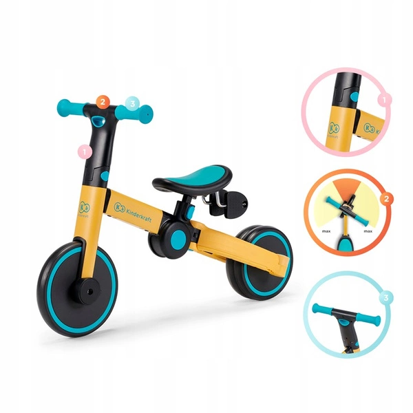 Rowerek biegowy 2 lata 3w1 Kinderkraft 4Trike