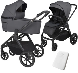 ESPIRO YOGA Wózek spacerowy spacerówka gondola 2w1 + akcesoria