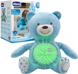 CHICCO MIŚ Pluszowy 3w1 projektor lampka kołysanki