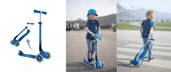 Hulajnoga Globber Primo Foldable Lights 3 kółka LED składana