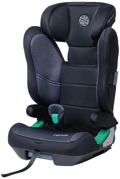 Fotelik samochodowy SORINO CERES Isofix I-SIZE 15-36kg 100-150 cm Black Grey