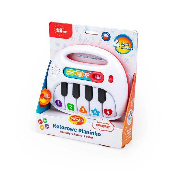Dumel Pianinko interaktywne kształty kolory kolorowe