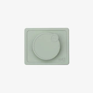 EZPZ Silikonowa miseczka z podkładką 2w1 Mini Bowl + pokrywka GRATIS pastelowa zieleń