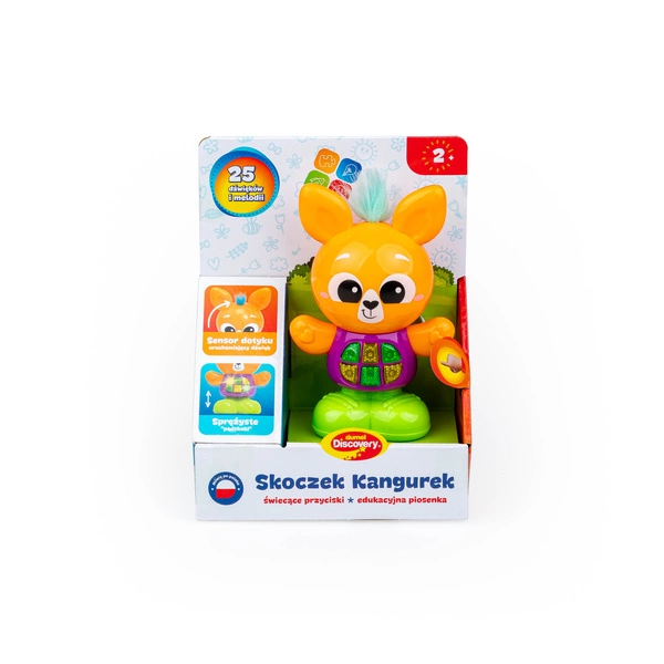 DUMEL Interaktywny skoczek Kangur kangurek dźwięki melodie piosenka 24m+