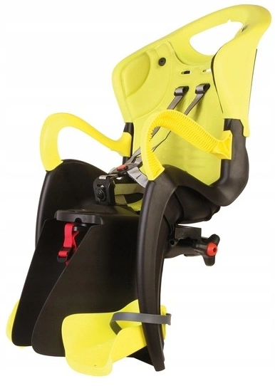 BELLELLI Tiger Clamp fotelik rowerowy na bagażnik HI-VIZ