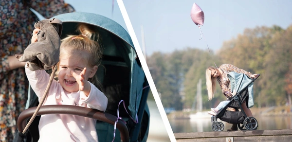 BABY DESIGN LOOK Wózek spacerowy lekki pałąk folia