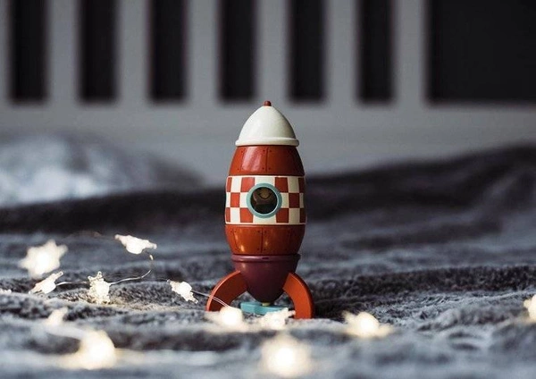 Janod - Rakieta drewniana magnetyczna