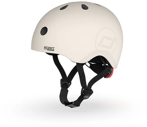 SCOOT AND RIDE KASK M-L dla dzieci regulacja kask rowerowy dziecięcy LED