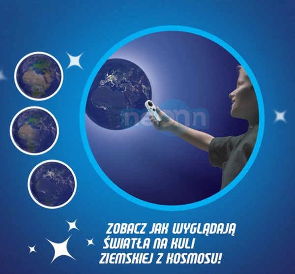 DUMEL Kula Ziemska Lampka Na Pilota Świeci 2181 5+