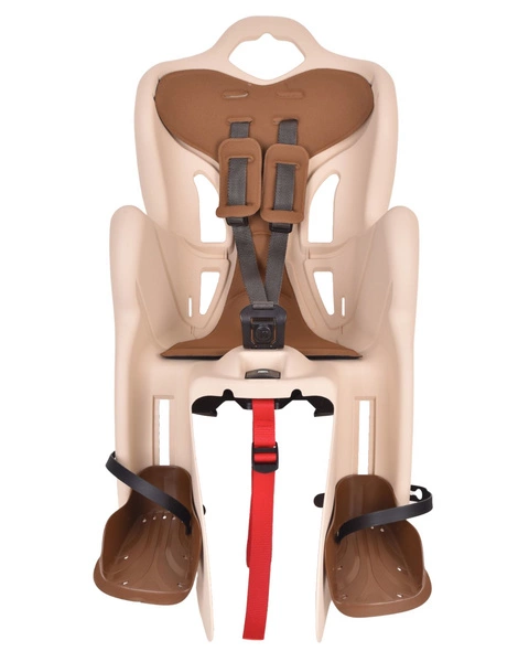 BELLELLI B-One Clamp fotelik rowerowy na bagażnik beżowy