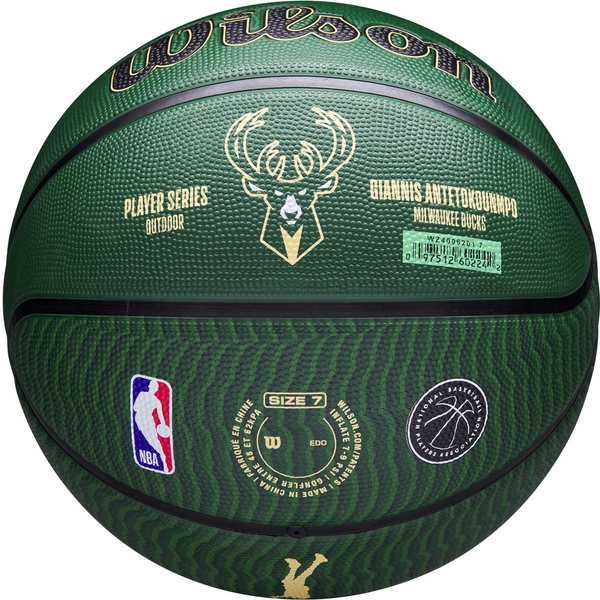 WILSON Player Icon Giannis Antetokounmpo Milwaukee Bucks 7 piłka do koszykówki