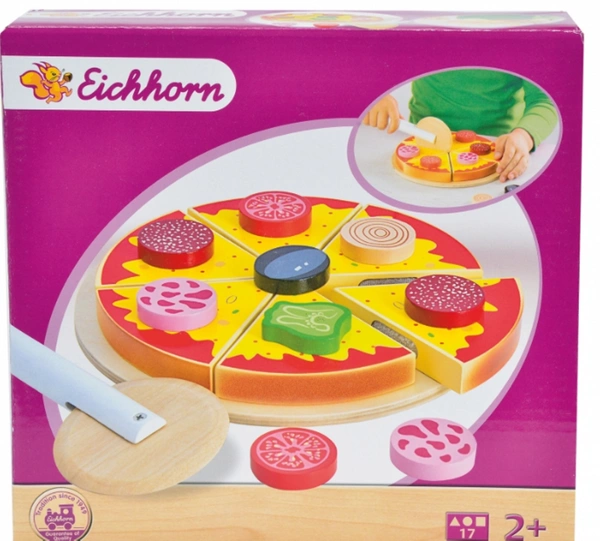 EICHORN Drewniana Pizza do Krojenia Dodatki 3730