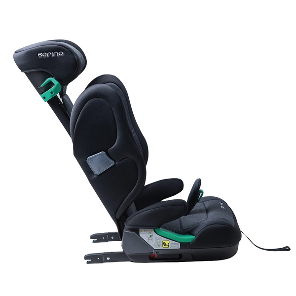 Fotelik samochodowy SORINO CERES Isofix I-SIZE 15-36kg 100-150 cm czarny