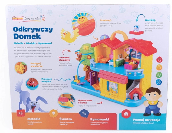 Dumel Odkrywczy Domek dom mówi PL 32730