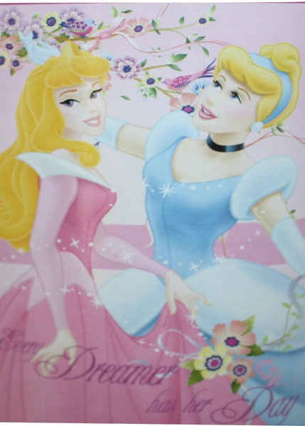 DISNEY 100x150 cm KOCYK KOC POLAROWY PRINCESS