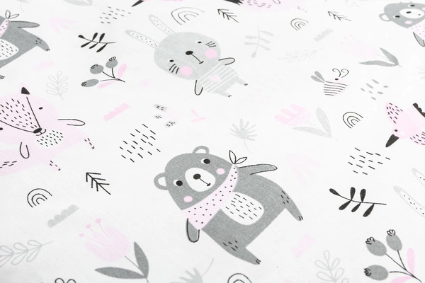 Rożek niemowlęcy otulacz becik dwustronny 80 X 80