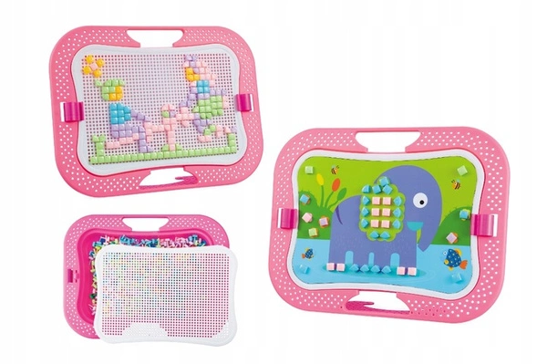 E-EDU Mozaika Pomysłowe Guziczki trening rączki układanka