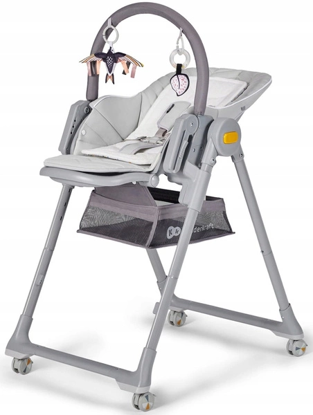 Kinderkraft Lastree 2w1 krzesełko do karmienia leżaczek