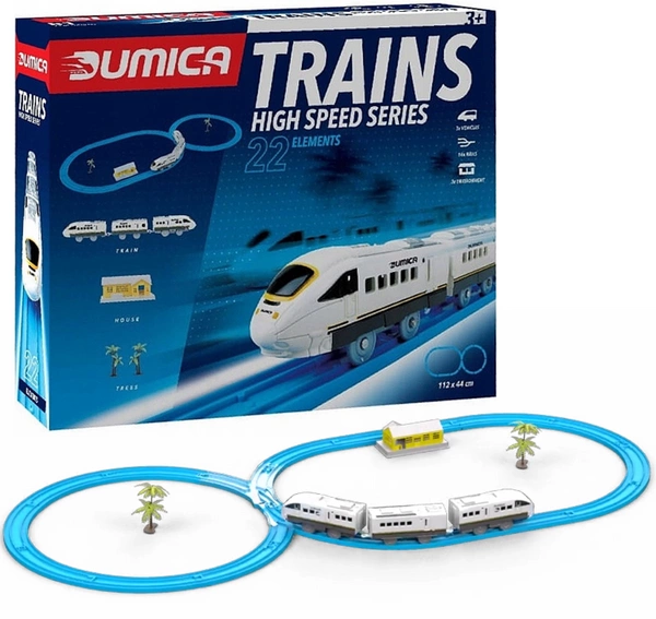DUMICA kolejka pociąg zestaw 22 el. Basic Train Set B1-K