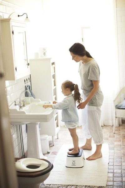 BABYBJORN - nakładka na deskę sedesową Biały/Turkusowy