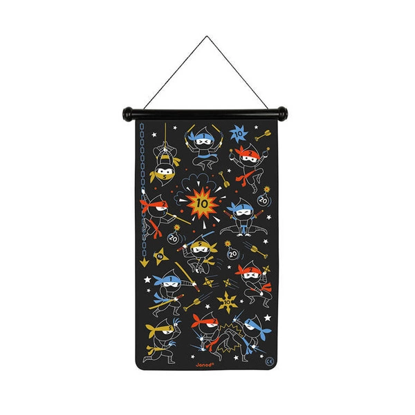 Magnetyczna gra w rzutki Ninja 4-8, Janod