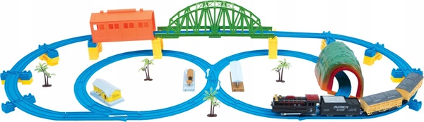 DUMICA Kolejka zestaw torów DELUXE D3 62el DU20333