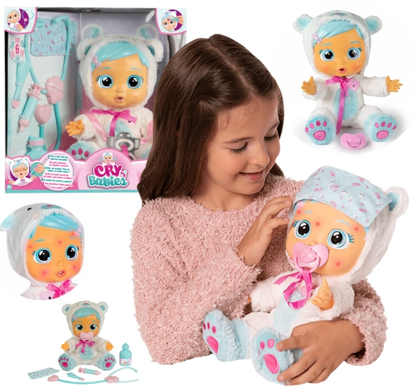 CRY BABIES Chora płacząca lalka KRISTAL Crybabies