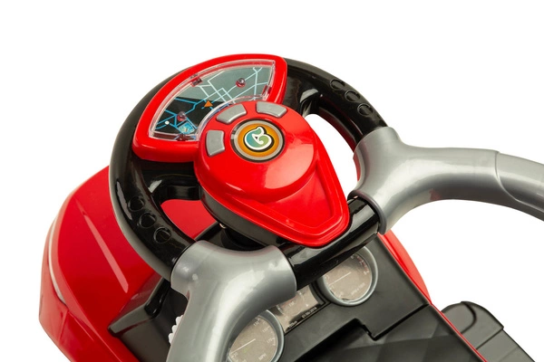 JEŹDZIK pchacz chodzi 3w1 samochodzik z rączką