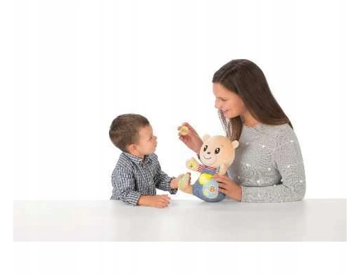 CHICCO TEDDY Miś okazujący uczucia dwujęzyczny 2W1