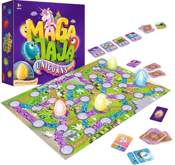 TREFL 02280 gra rodzinna MEGAJAJA UNICORNS jednorożec