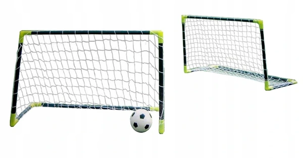Bramka piłkarska 2x 91x61x45cm zestaw + piłka