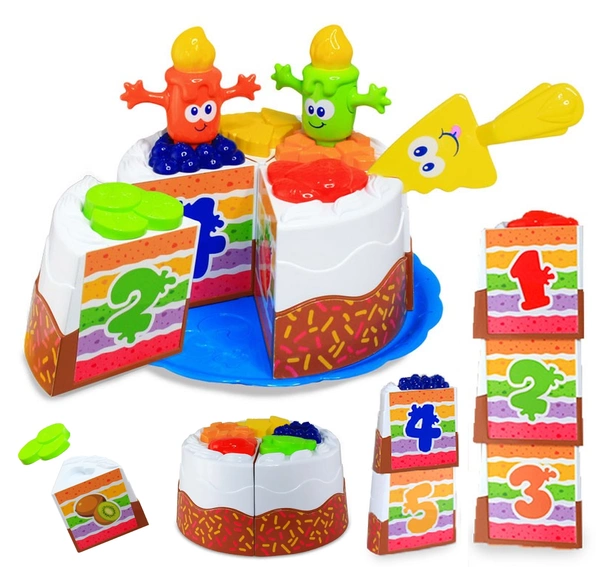 DUMEL Torcikowa układanka zabawka edukacyjna 12m+