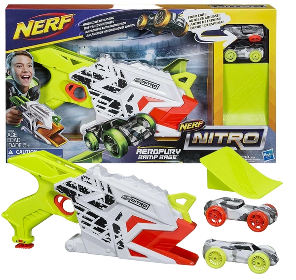 NERF Nitro wyrzutnia dla 2 autek + rampa